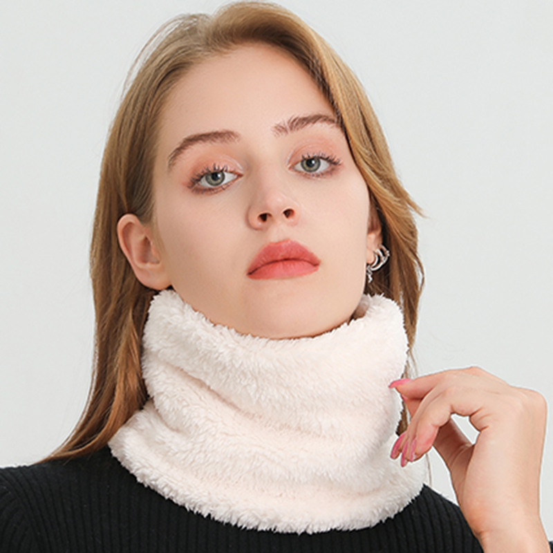 Muffler Men Wool - カシミヤ暖かいカラーリング冬のスカーフ固体ぬいぐるみ厚いアウトドアスポーツ男性女性子供ネッカチーフフルフェイスマスクマフラー