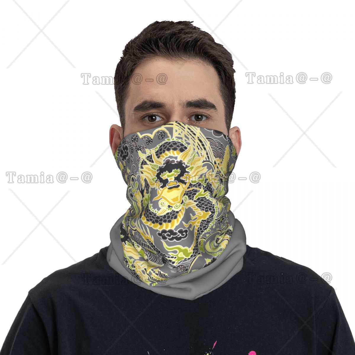 カスタムアンティークチャイニーズスタイルインペリアルドラゴン - Neck Warmer Tube のレビューと価格
