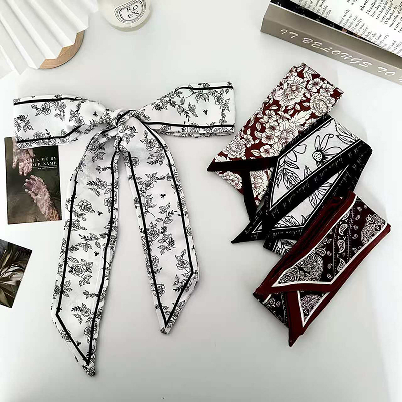 高級ファッション女性用スキニーシルクスカーフ、ロングヘアスト - Ascot Neck Scarf のレビューと価格